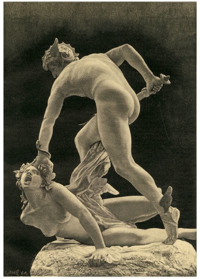 Perseus und die Gorgone, 1872 von Laurent Honore Marqueste