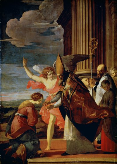 Heiliger Germanus von Auxerre und Heilige Genoveva von Paris, 1630 von Laurent de la Hyre