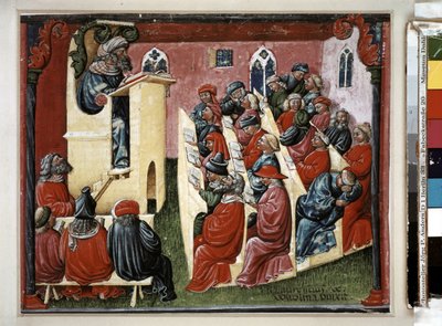 Universität von Bologna von Laurentius de Voltolina