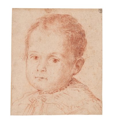 Porträtstudie eines Kindes mit einer Perlenkette von Lavinia Fontana