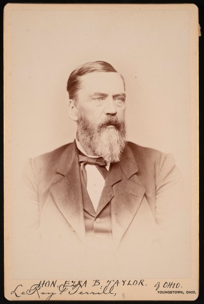 Porträt von Ezra Booth Taylor von Le Roy and Terrill
