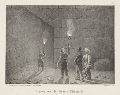 Eingang einer Pyramide von Leendert de Koningh