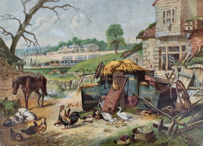 Vergangenheit und Gegenwart, um 1860 von Leighton Bros