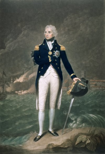 Sir Horatio Nelson, K.B., Konteradmiral der Blauen, graviert und veröffentlicht von William S. Barnard (1774-1849), veröffentlicht 1798 von Lemuel Francis Abbott