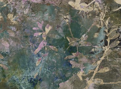 Botanische Grunge-Blätter von Lena Ru