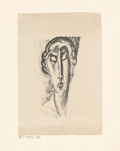 Porträt einer unbekannten Frau von Leo Gestel