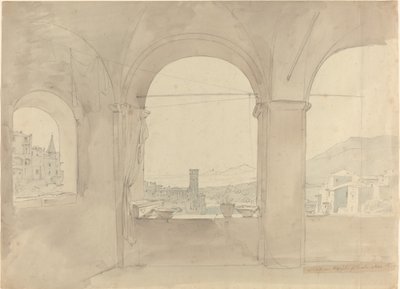 Panorama von Tivoli von einer Loggia von Leo von Klenze