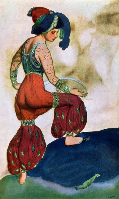 Kostümentwurf für den Roten Sultan, aus Sheherazad von Leon Bakst