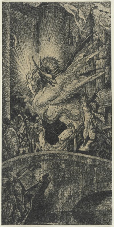 Studie für ein Bühnenbild von Leon Bakst
