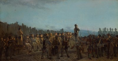 Sträflinge verlassen das Kremlin Bicetre von Leon Charles Adrien Bailly