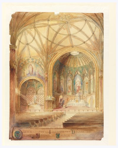 Darstellung des Innenraums, St. John