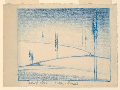 Schneelandschaft von Leon Dabo
