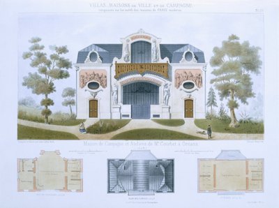 Haus und Werkstätten von Herrn Courbet in Ornans, aus 