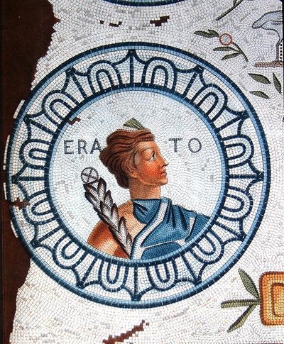 Erato, Muse der Poesie und Lyrik von Leon de (after) Laborde