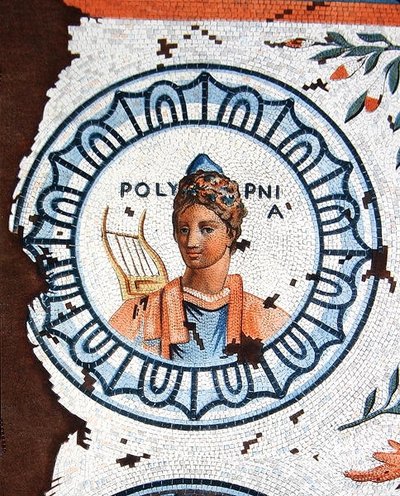 Polymnia, Muse des Heiligen Gesangs, Gesangs, der Redekunst und Rhetorik von Leon de (after) Laborde