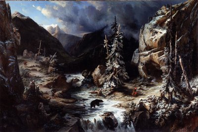 Ansicht auf dem Weg zur Maladetta von Leonard Alexis Dalige de Fontenay