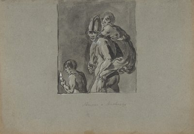 Aeneas und Anchises, 1611-74 von Leonard Bramer