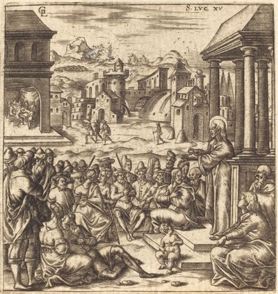 Die Gleichnisse vom verlorenen Schaf, der Frau mit den Silbermünzen und dem verlorenen Sohn von Leonard Gaultier