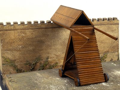 Leonardo da Vincis Angriffsmaschine - Museum für Wissenschaft und Technik von Leonardo da Vinci in Mailand von Leonardo da (after) Vinci