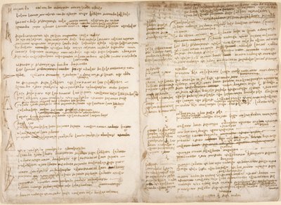 Notizen und Diagramme zur mathematischen Definition von Punkt, Linie und Fläche, für das 