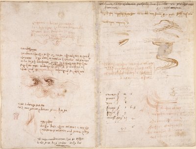 Notizen über die Realität in Träumen, über Wasser und die Flüsse Sieve und Arno (auf dem Kopf), aus 