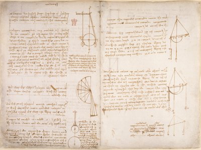 Notizen und Diagramme zur Mechanik aus 