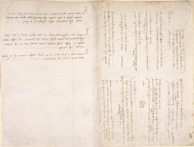 Leonardo da Vincis Notizen aus dem 