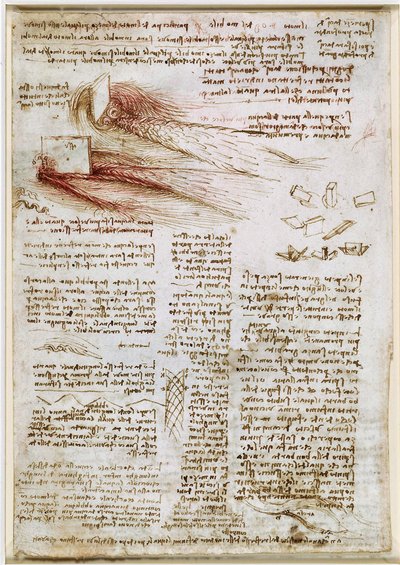 Studien des Wassers von Leonardo da Vinci
