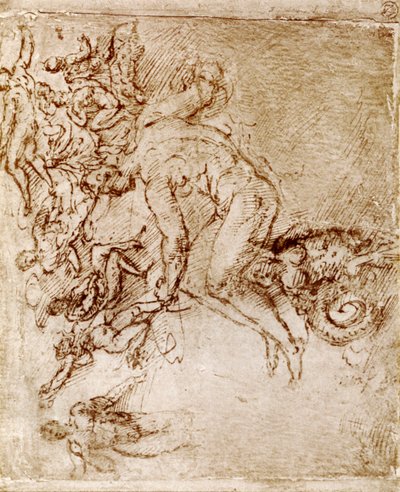 Feder- und Tintenzeichnungen von Leonardo Da Vinci, 1913 von Leonardo da Vinci