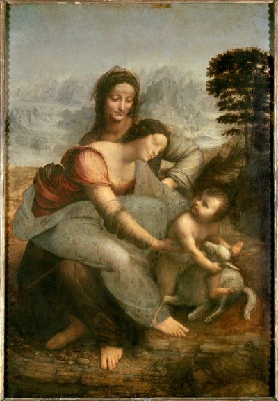 Jungfrau und Kind mit der heiligen Anna von Leonardo da Vinci