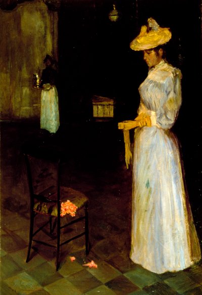 Dame in einem Innenraum von Leonetto Cappiello
