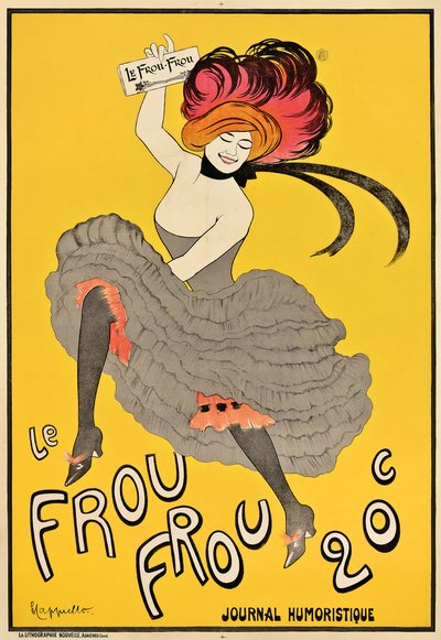 Plakat, das die französische Zeitschrift "Le Frou Frou" bewirbt von Leonetto Cappiello