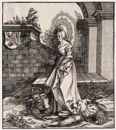Heilige im Zusammenhang mit dem Haus Habsburg: Eine allgemeine Darstellung der Vorfahren von Kaiser Maximilian I von Leonhard Beck