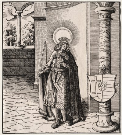 Heilige verbunden mit dem Haus Habsburg: Eine allgemeine Darstellung der Vorfahren von Kaiser Maximilian I. von Leonhard Beck