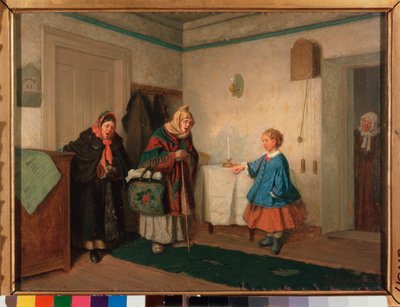 Die bettelnden Sängerinnen von Leonid Ivanovich Solomatkin