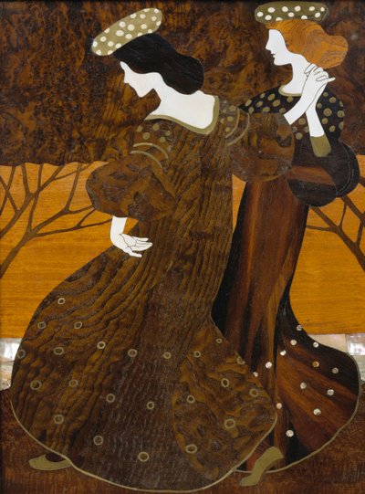 Kommode, ca. 1908, von Leopold Bauer, Detail, Österreich, 20. Jahrhundert von Leopold Bauer