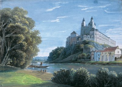 Ansicht von Stift Melk von Leopold Blonder