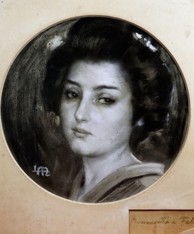Madama Butterfly, Skizze von Leopoldo Metlicovitz für die gleichnamige Oper von Giacomo Puccini von Leopoldo Metlicovitz