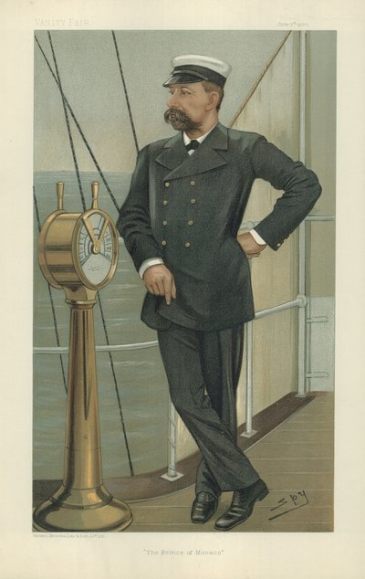 Albert H Charles von Monaco, Der Fürst von Monaco von Leslie Matthew Ward