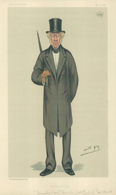 Der Earl of Selkirk, geschaffen 1646, 20. Mai 1882, Vanity Fair Karikatur von Leslie Matthew Ward