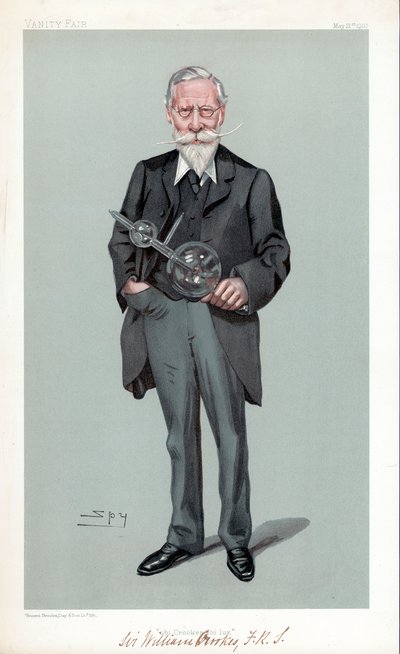 William Crookes, britischer Physiker und Chemiker, 1903 von Leslie Matthew Ward