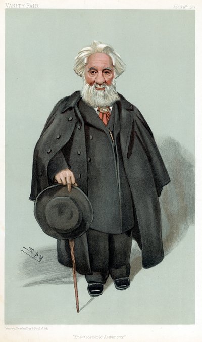 William Huggins, britischer Astronom und Spektroskopist, 1903 von Leslie Matthew Ward