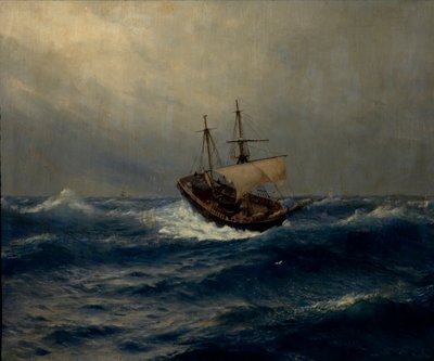Sturm auf dem Meer, 1887 von Lev Felixovich Lagorio