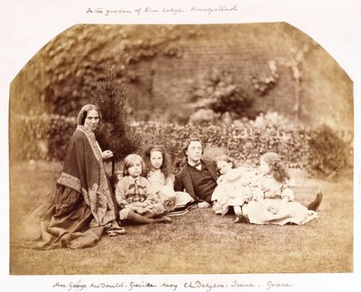 Porträt der Familie MacDonald mit Lewis Carroll, 1863 von Lewis Carroll