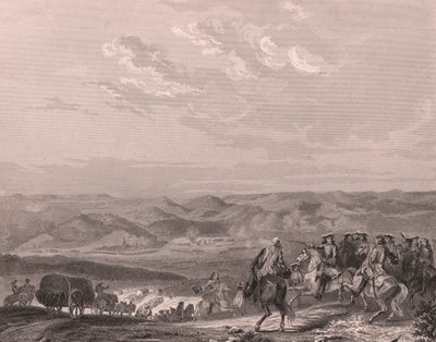 Schlacht von Freiburg, Deutschland, August 1644, Dreißigjähriger Krieg (Stahlstich auf Chinapapier) von Unbekannt Unbekannt