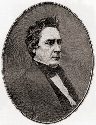 David Rice Atchison, aus The Century Magazine, veröffentlicht 1887 (Gravur) von Unbekannt Unbekannt