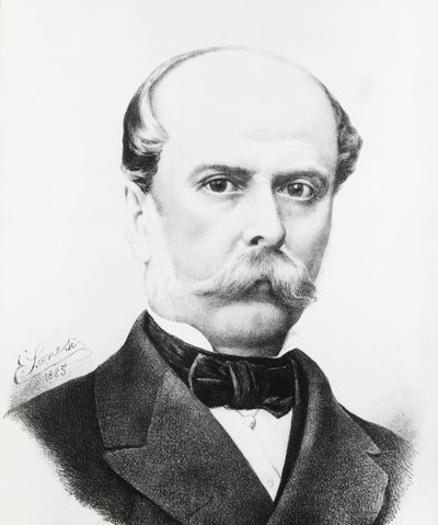 Porträt von Filippo Pacini, italienischer Anatom und Pathologe von Unbekannt Unbekannt