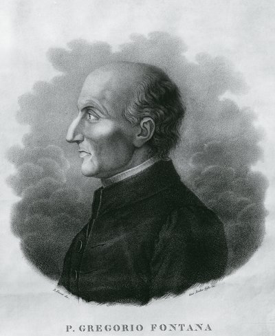 Porträt von Gregorio Fontana von Unbekannt Unbekannt