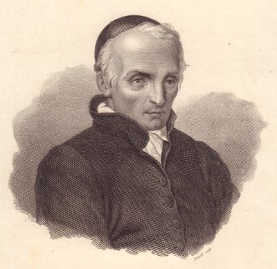 Porträt des italienischen Religionsgelehrten und Theologen Ottavio Giovanni Battista Assarotti (1753-1829), Kupferstich von Bonaldi von Unbekannt Unbekannt