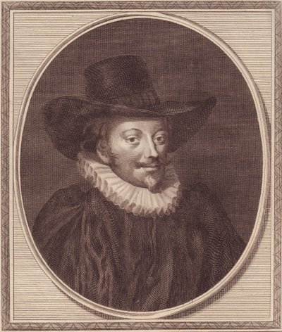 Porträt von John Williams (1582-1650), Erzbischof von York, Kupferstich von John Goldar (1729-1795) von Unbekannt Unbekannt